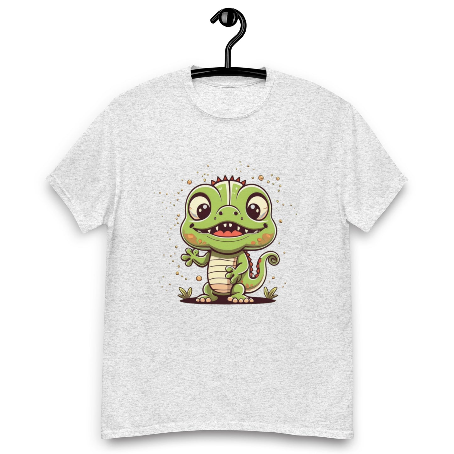 Livlig Grön Ödla T-shirt | Unik Djurdesign