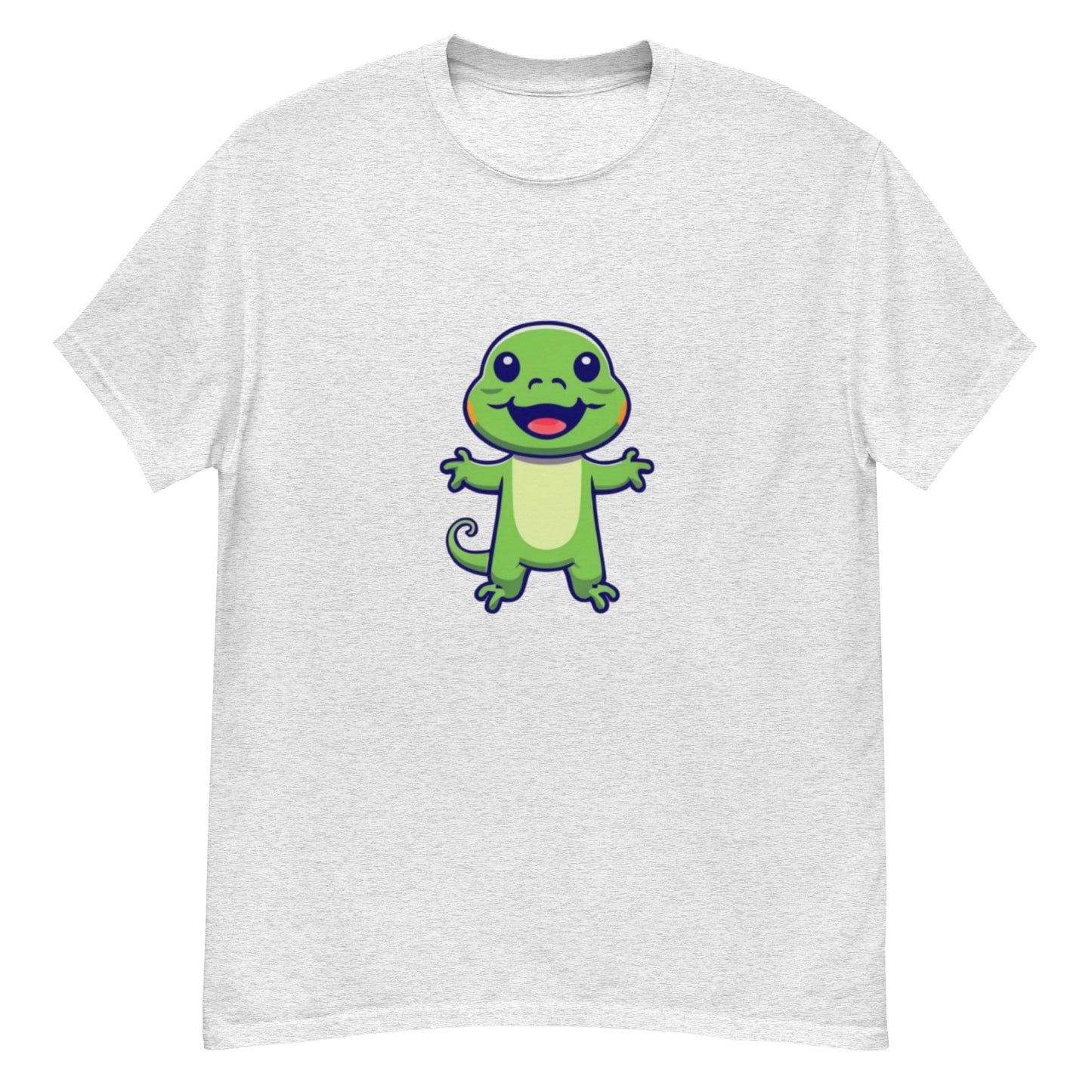 Grön Liten Ödla T-shirt | Unik Djurdesign