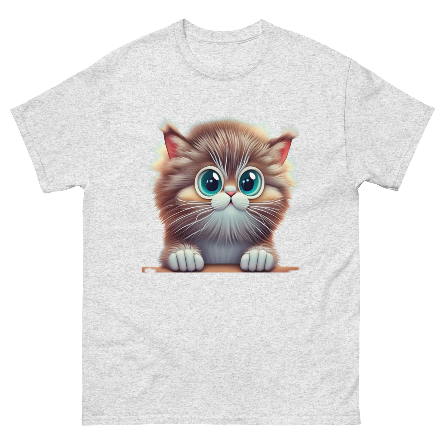 Curious Cat T-shirt | Cute and Charming Animal Design