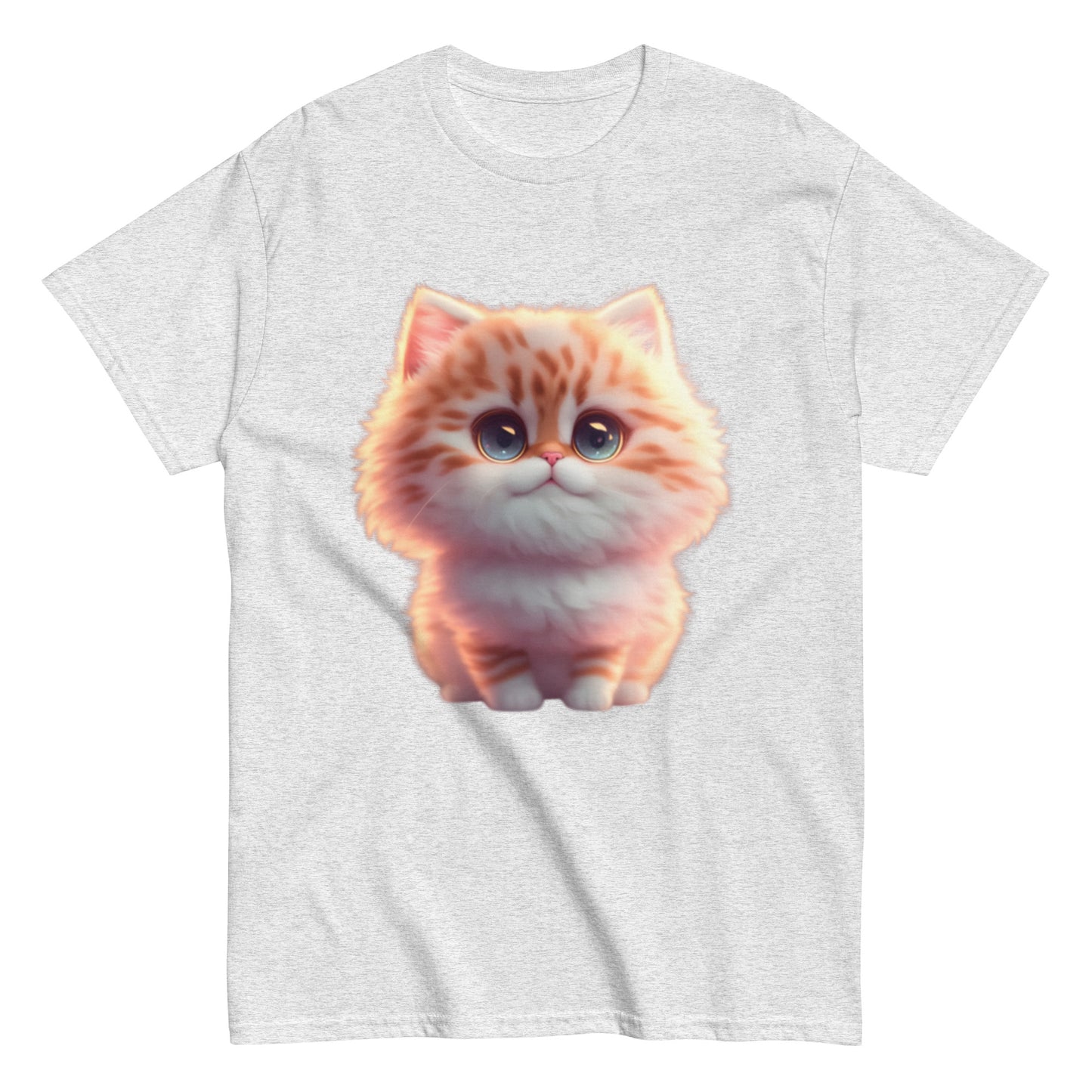 T-shirt med Animerad Katt