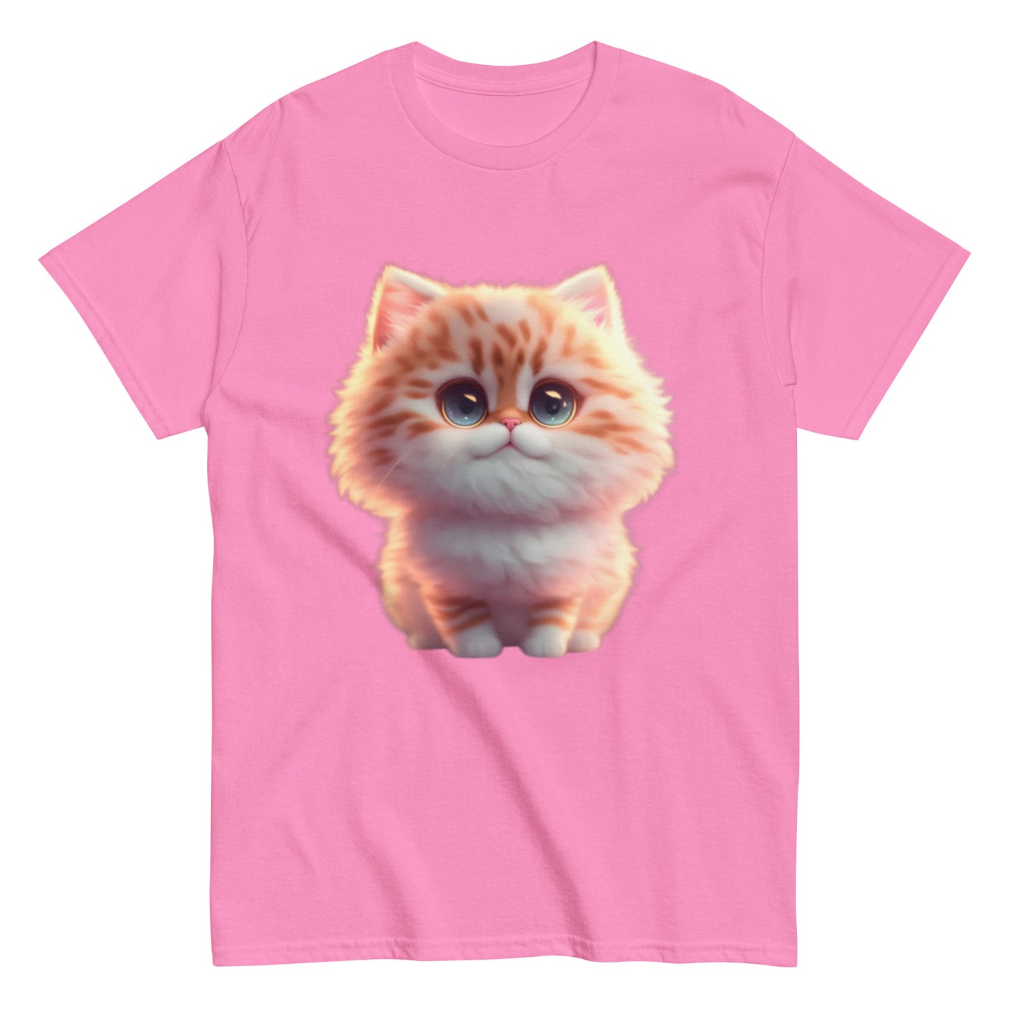 T-shirt med Animerad Katt