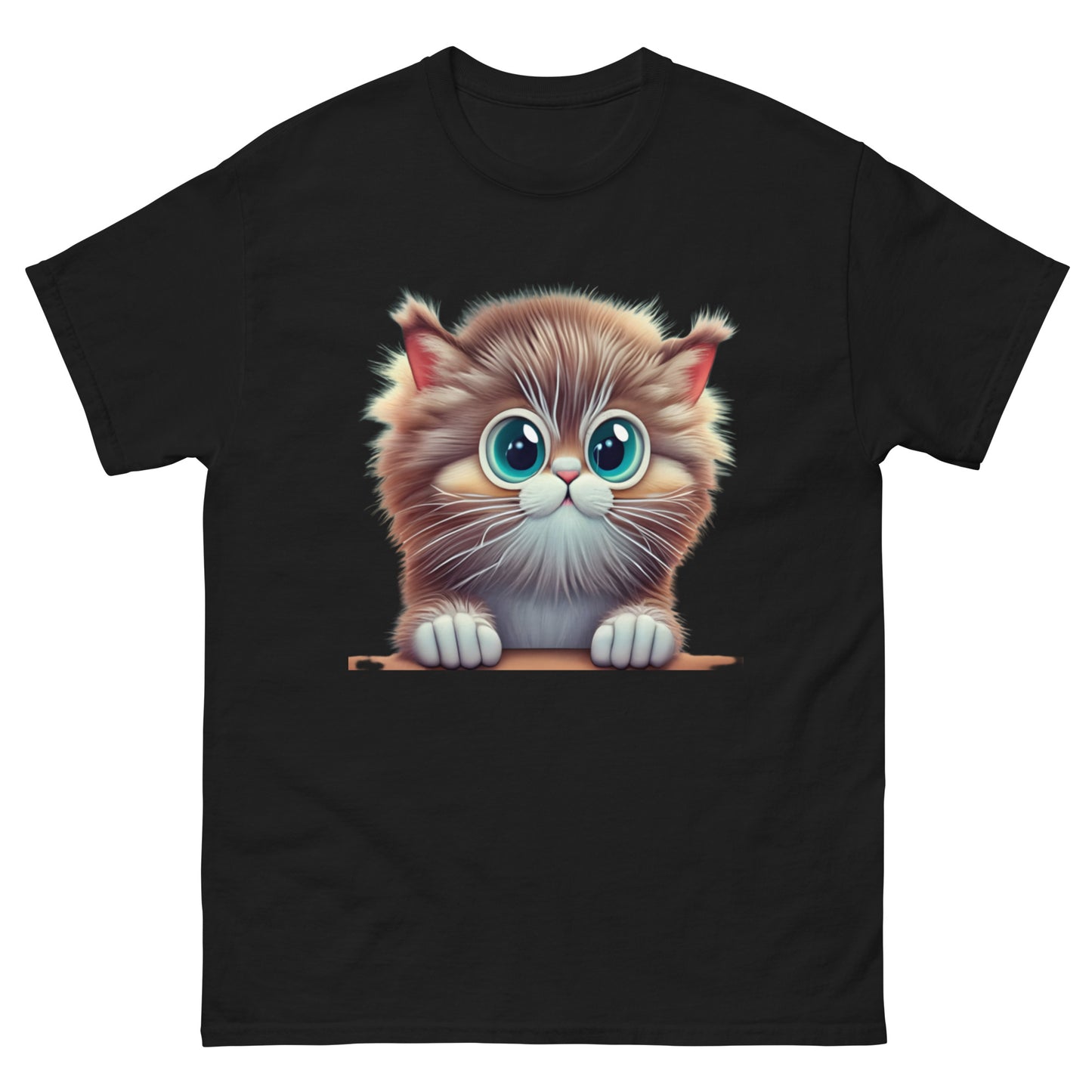 Curious Cat T-shirt | Cute and Charming Animal Design