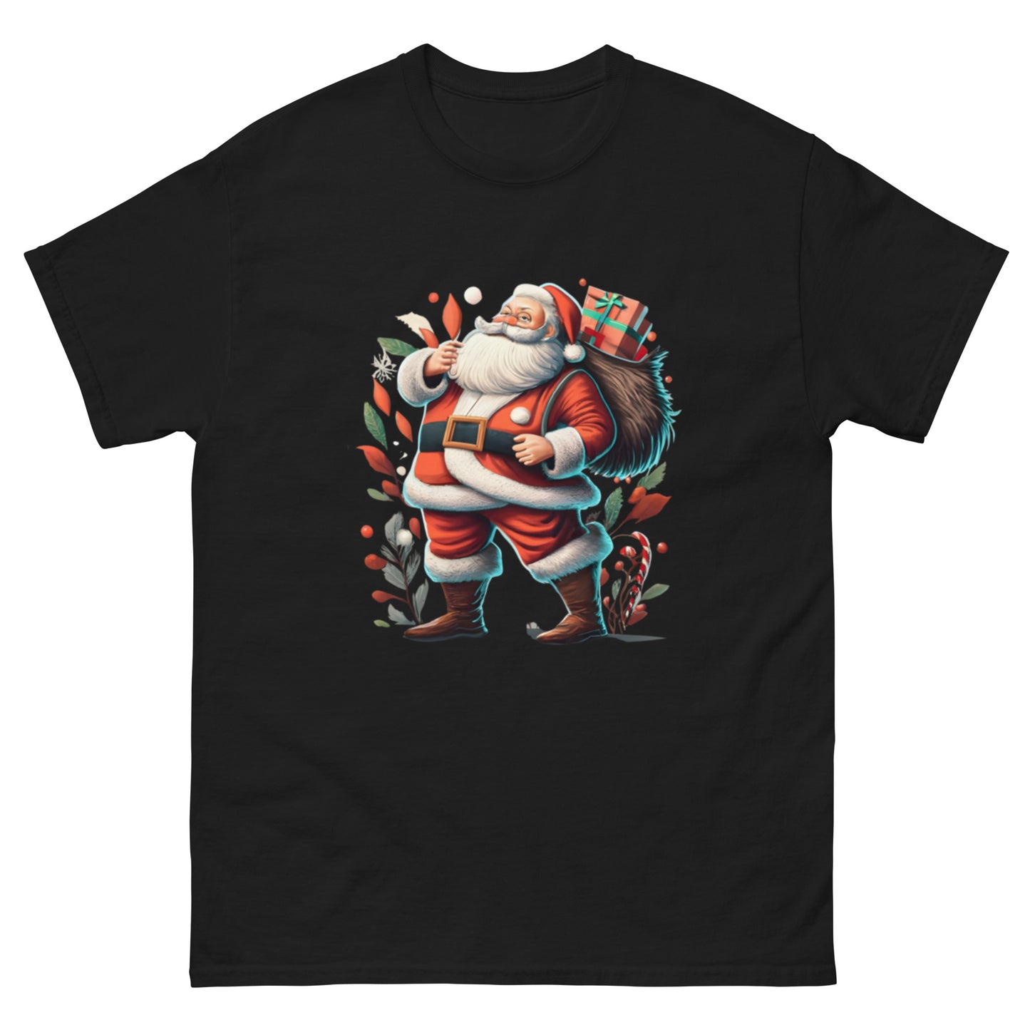 Sprid Julglädje med Vår Animerade Jultomte-T-shirt