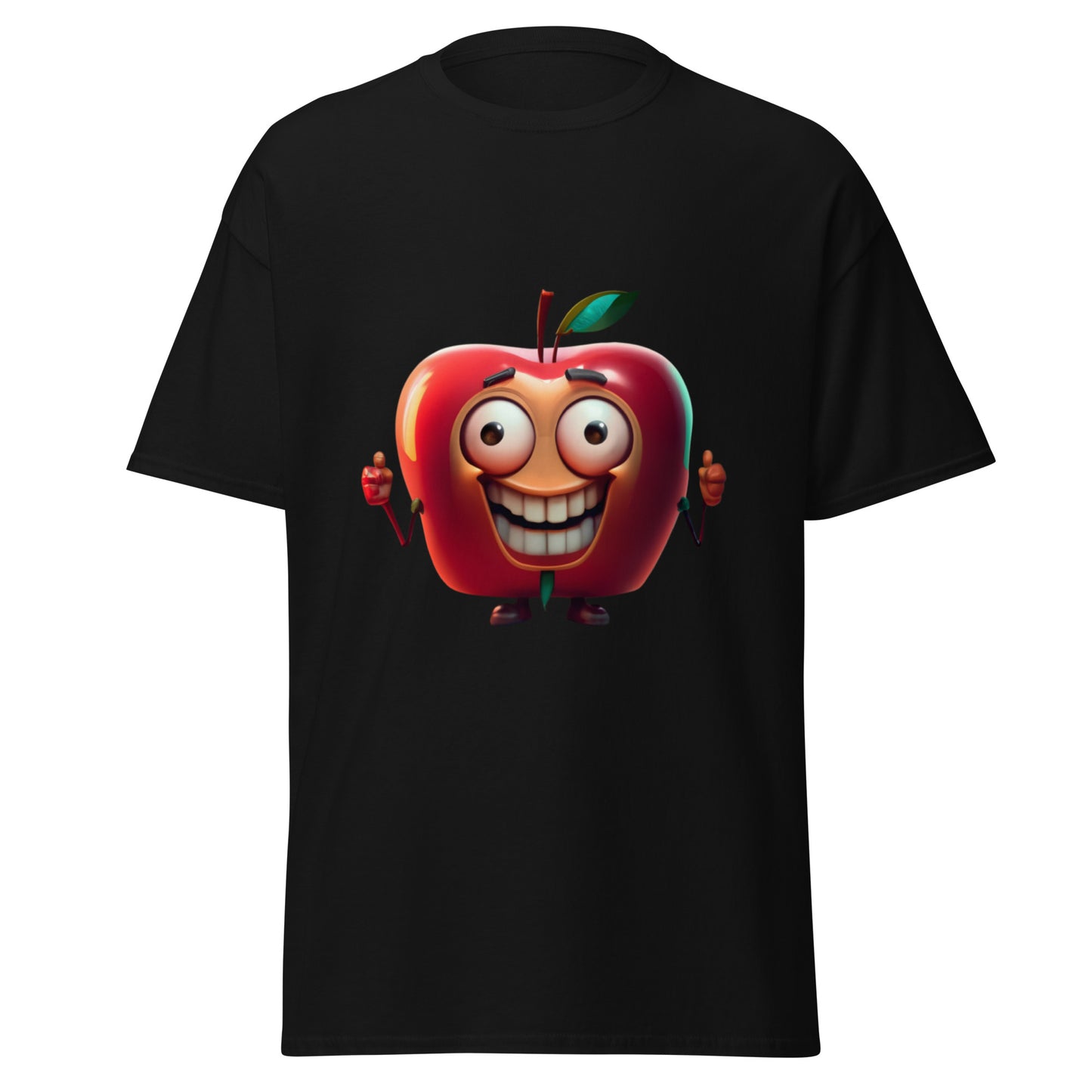 Stylish T-shirt with Red Apple