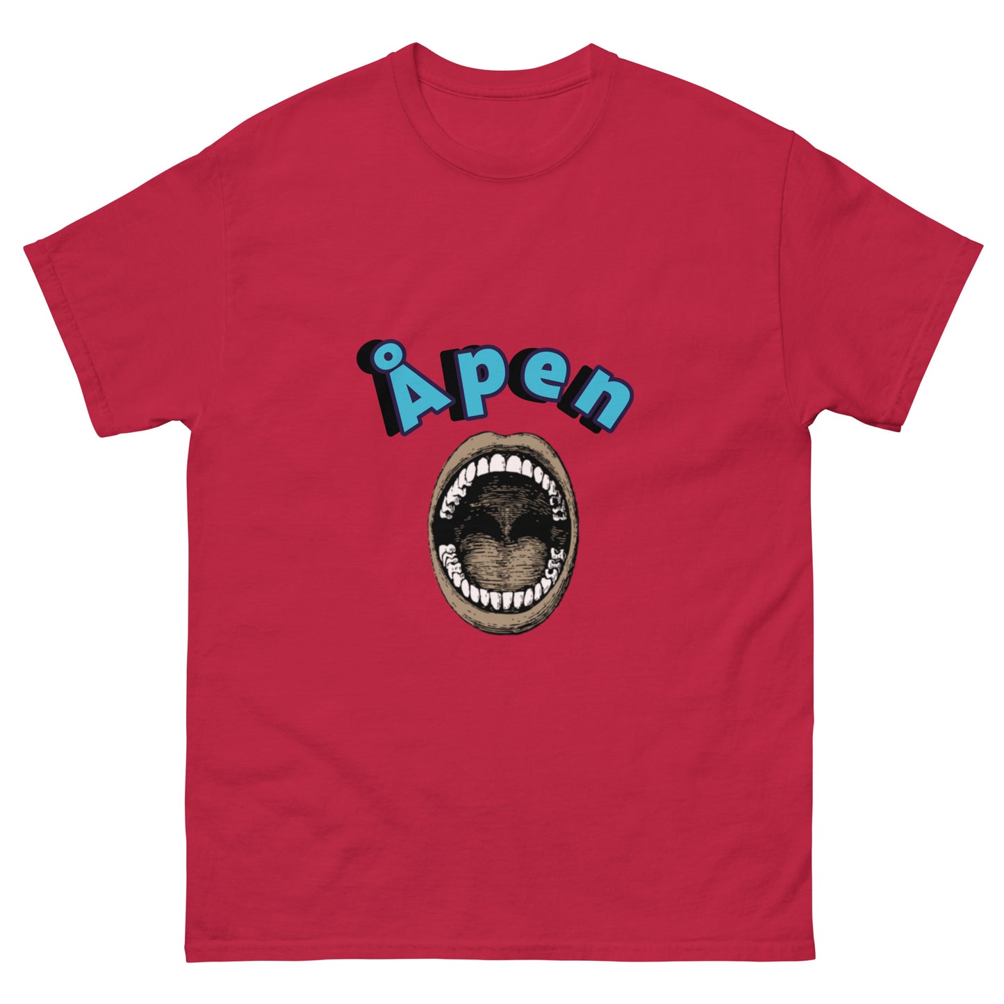 Åpen T-shirt