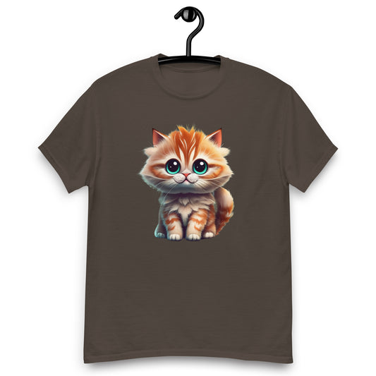 Realistisk Orange Katt T-shirt för Kattälskare