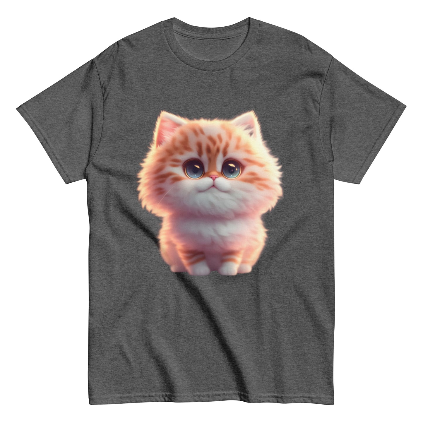 T-shirt med Animerad Katt