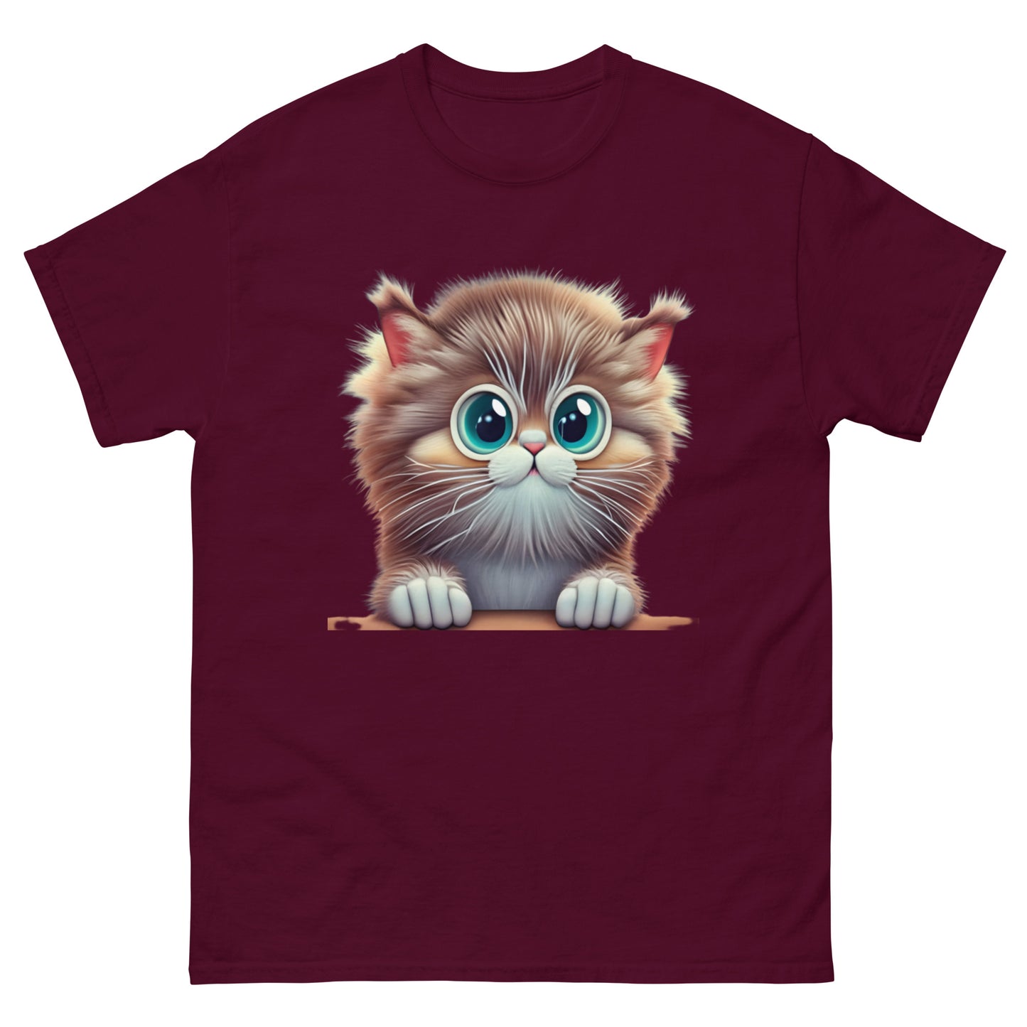 Curious Cat T-shirt | Cute and Charming Animal Design