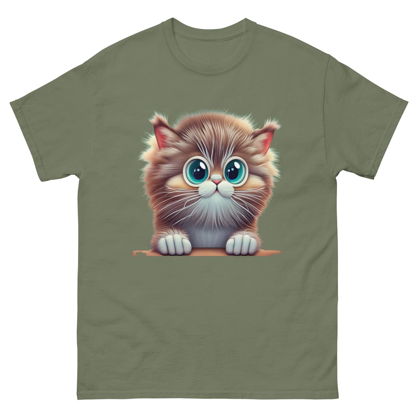 Curious Cat T-shirt | Cute and Charming Animal Design