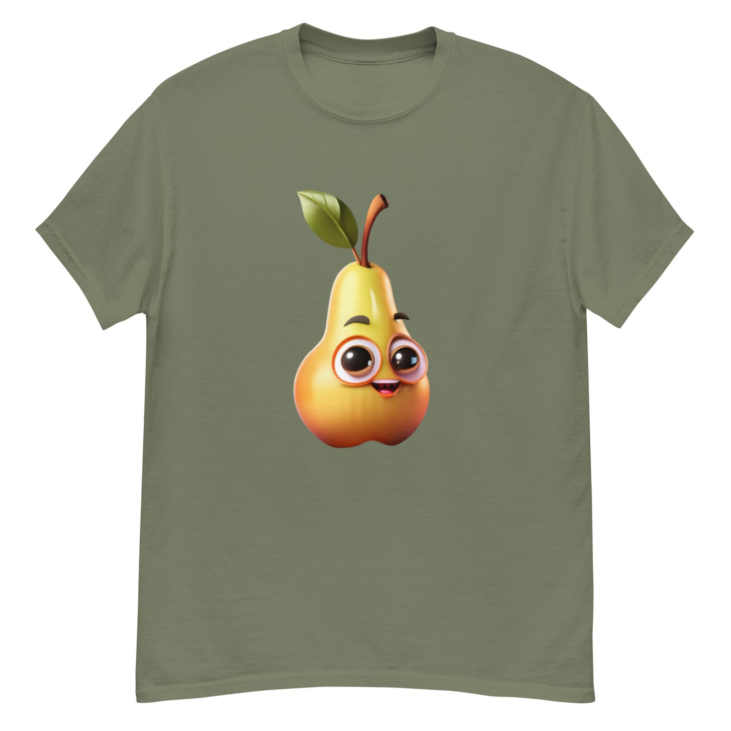 Cartoon Pear T-shirt for a Fruity Style