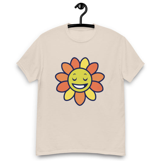 Cool Smiley-blomma T-shirt - Sprid glädje!