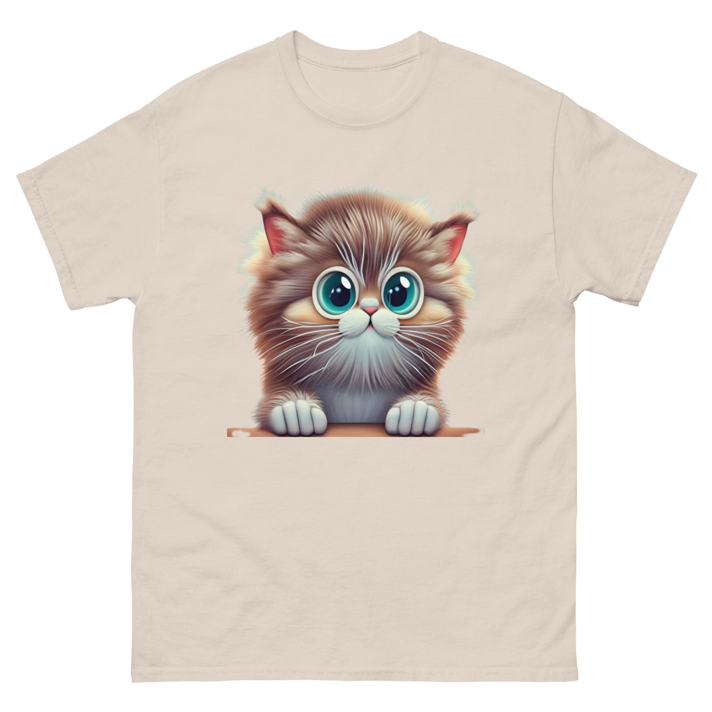 Curious Cat T-shirt | Cute and Charming Animal Design