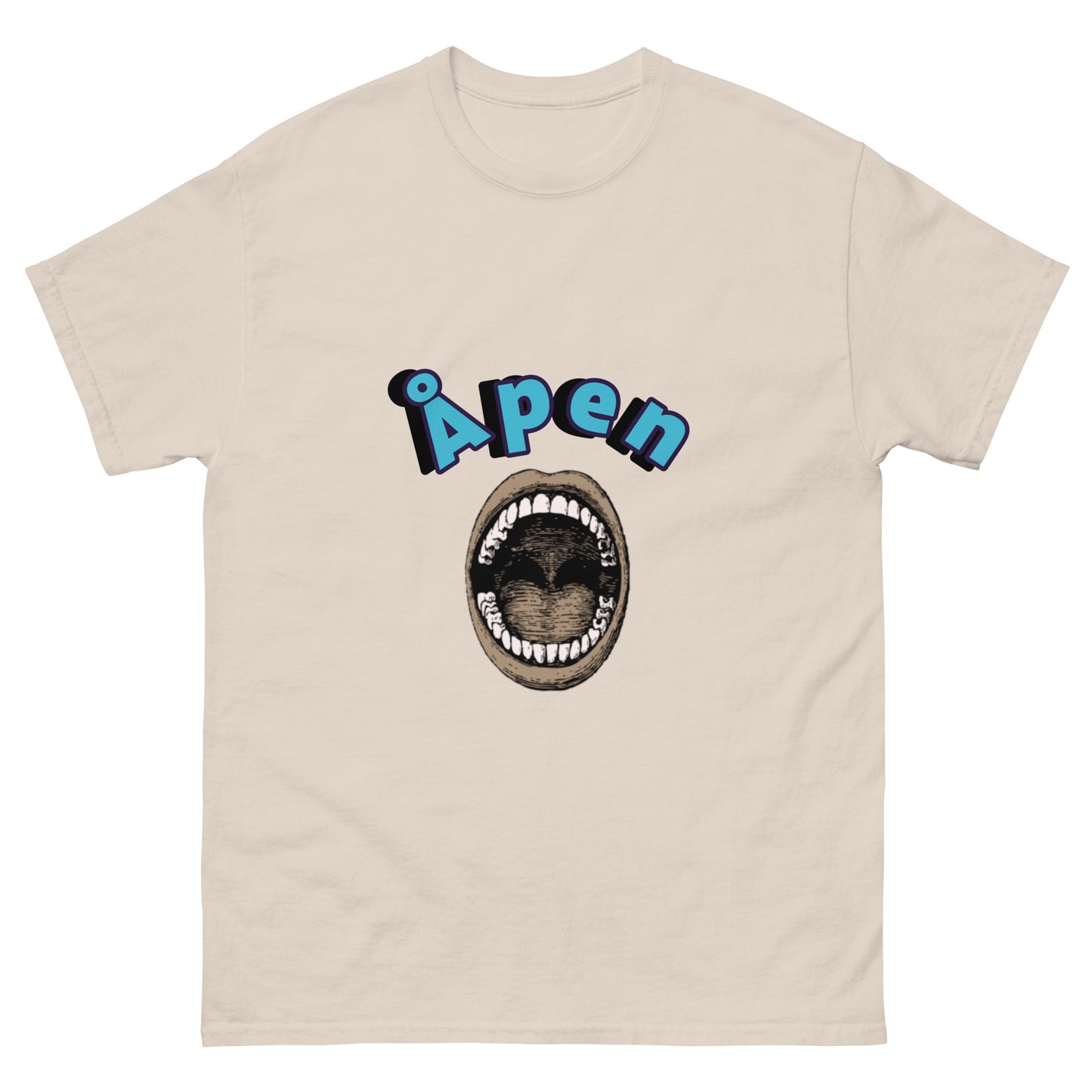 Åpen T-shirt