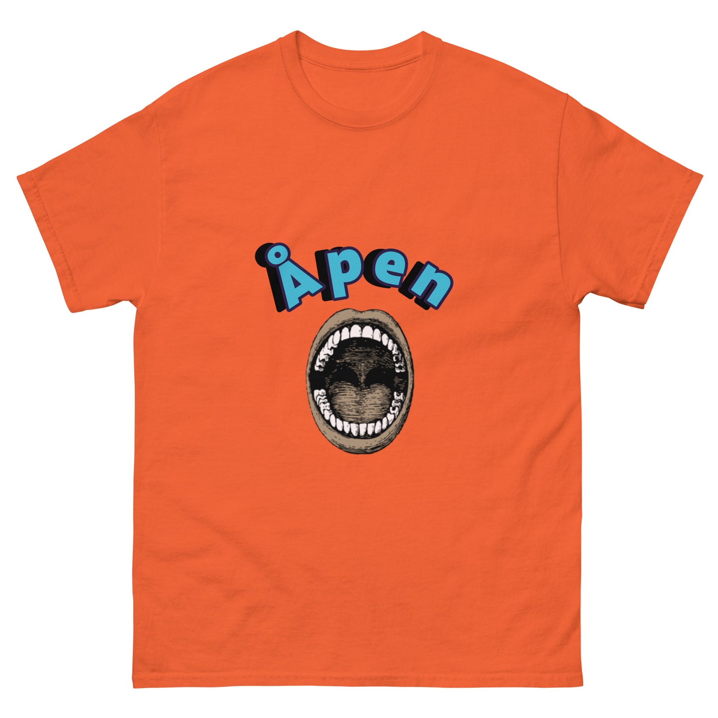 Åpen T-shirt