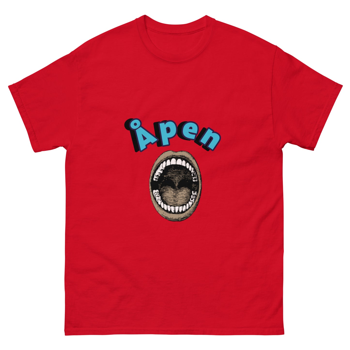 Åpen T-shirt