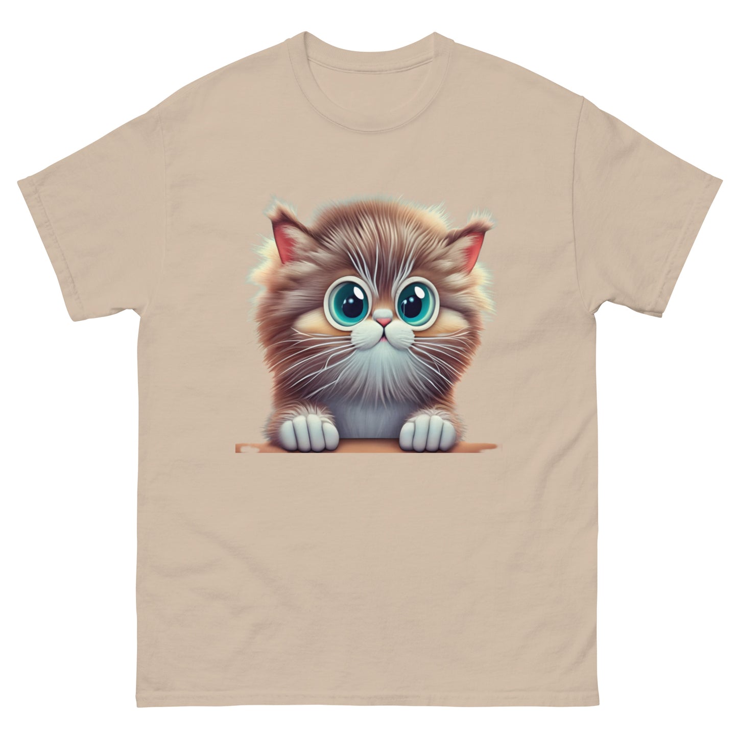 Curious Cat T-shirt | Cute and Charming Animal Design