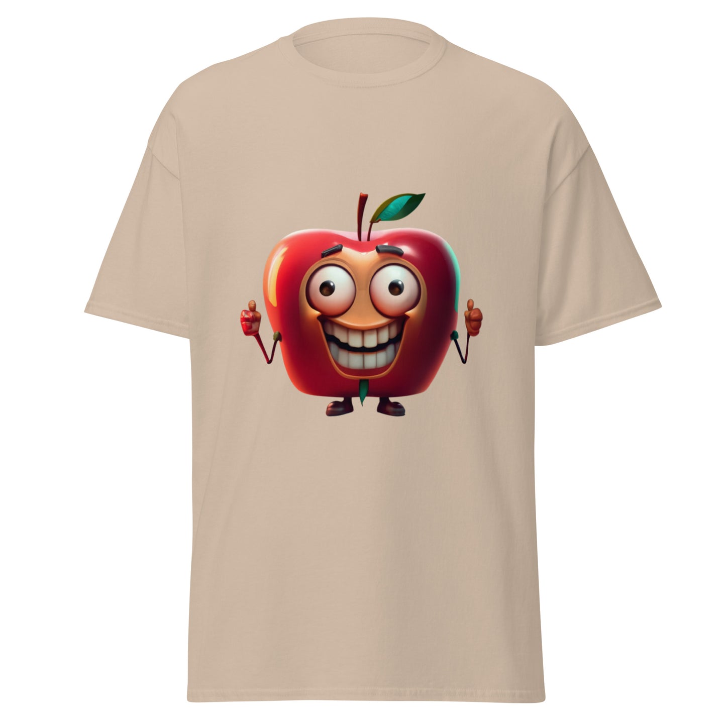 Stylish T-shirt with Red Apple