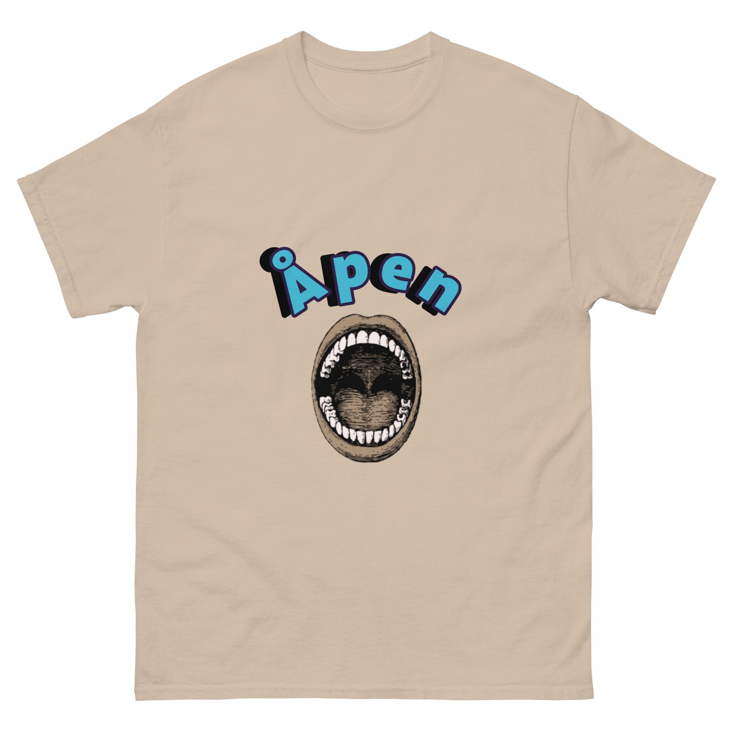 Åpen T-shirt