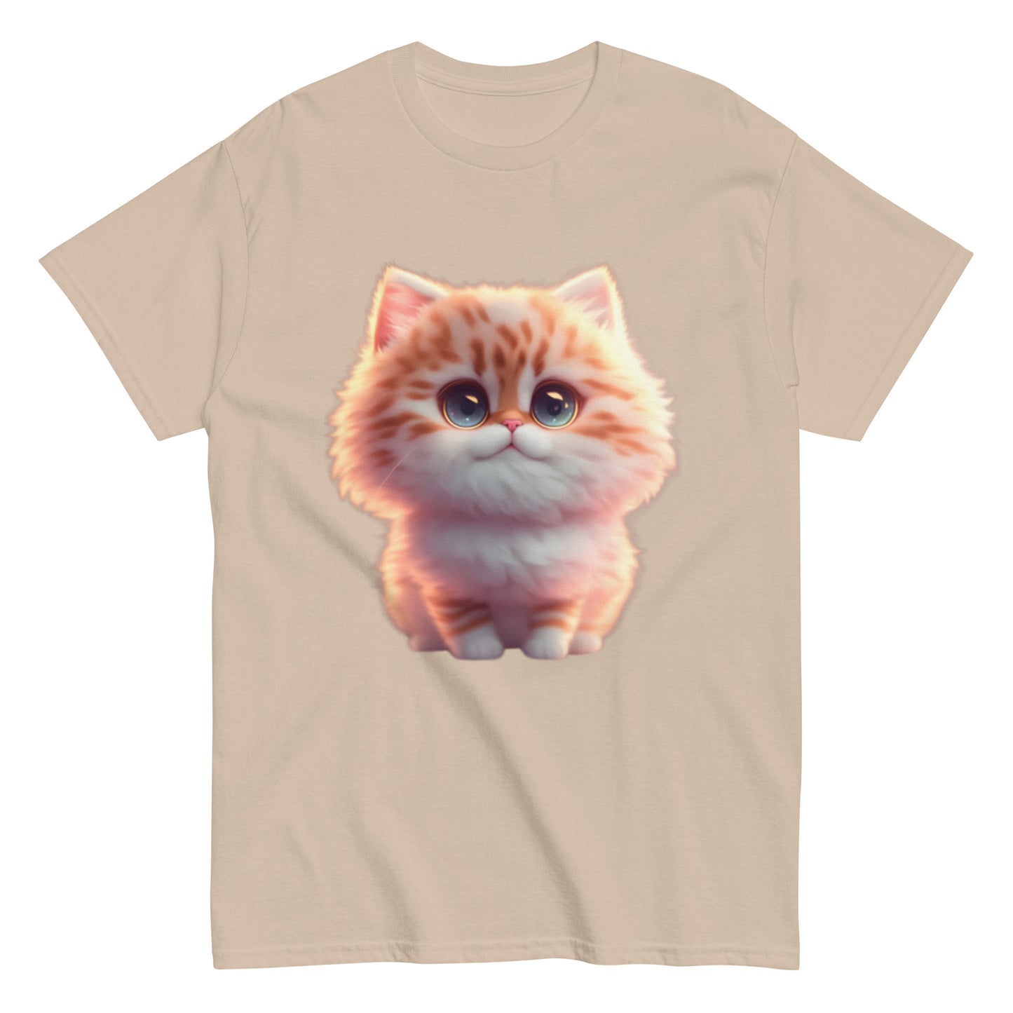 T-shirt med Animerad Katt