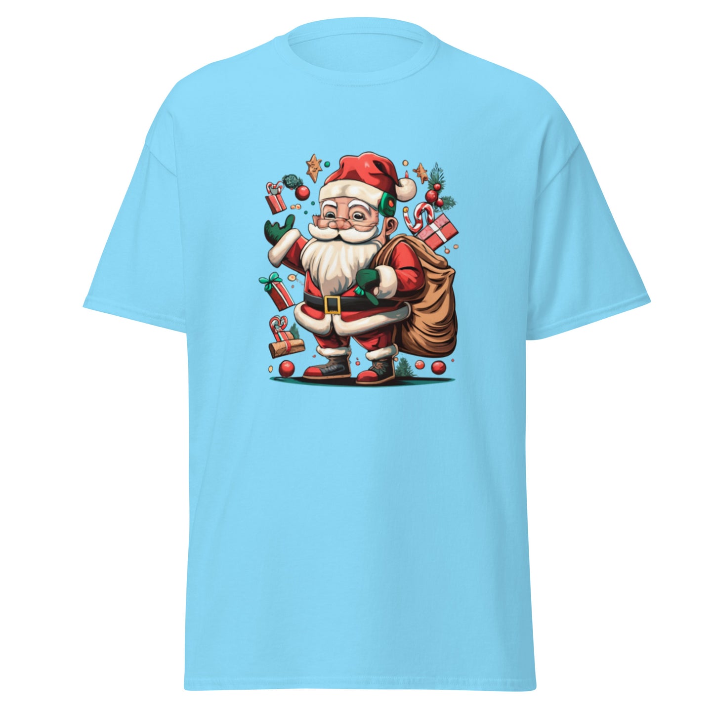 Spread Christmas cheer with our Little Santa T-shirt