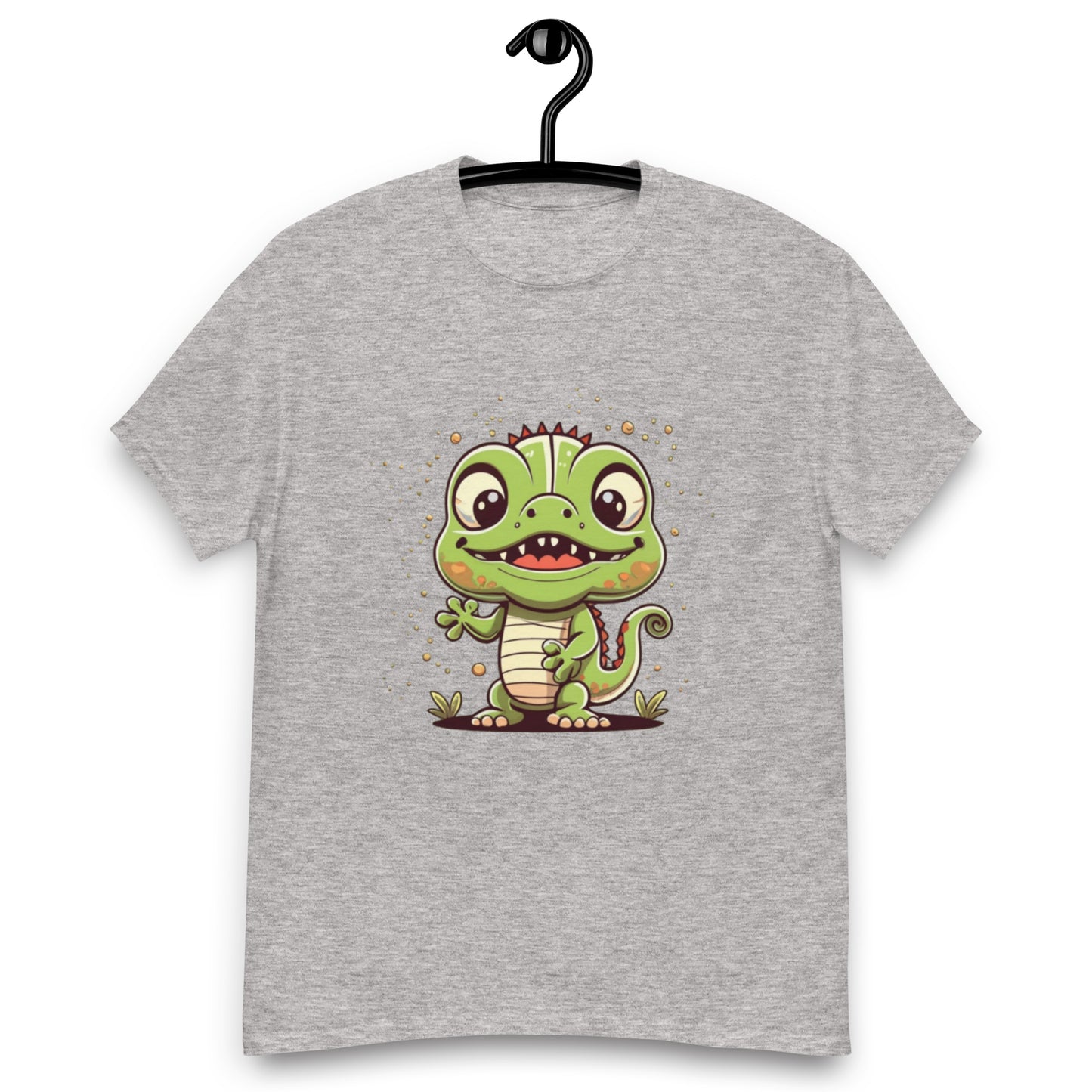 Livlig Grön Ödla T-shirt | Unik Djurdesign