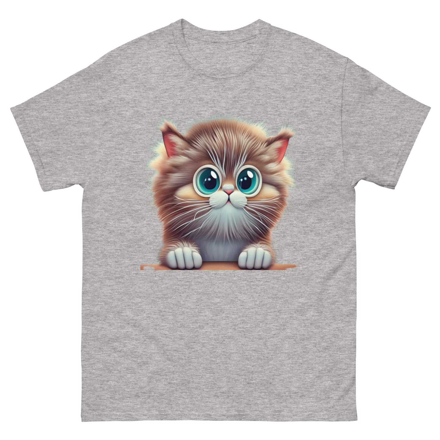 Curious Cat T-shirt | Cute and Charming Animal Design