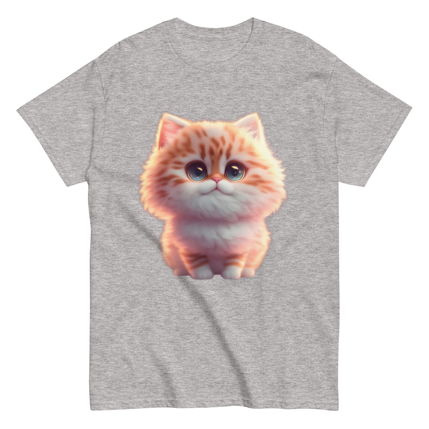 T-shirt med Animerad Katt