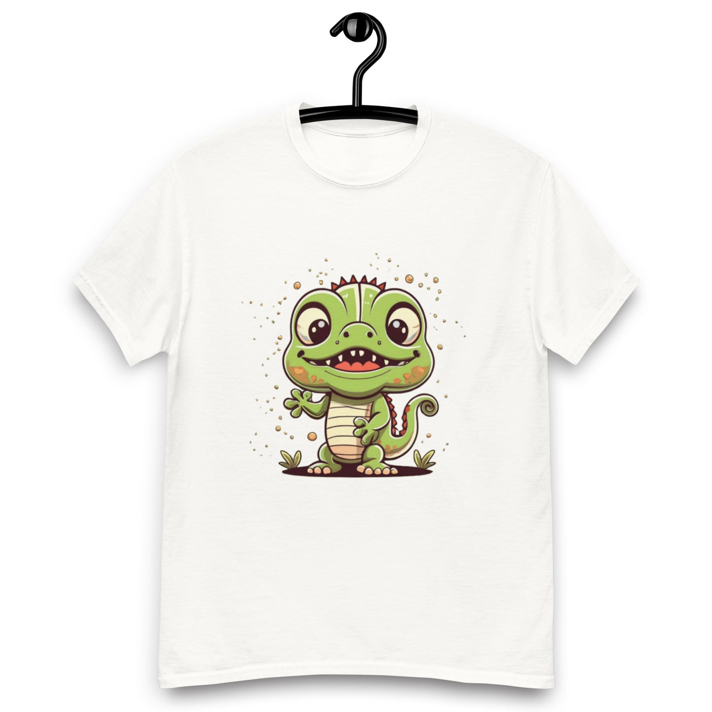 Livlig Grön Ödla T-shirt | Unik Djurdesign