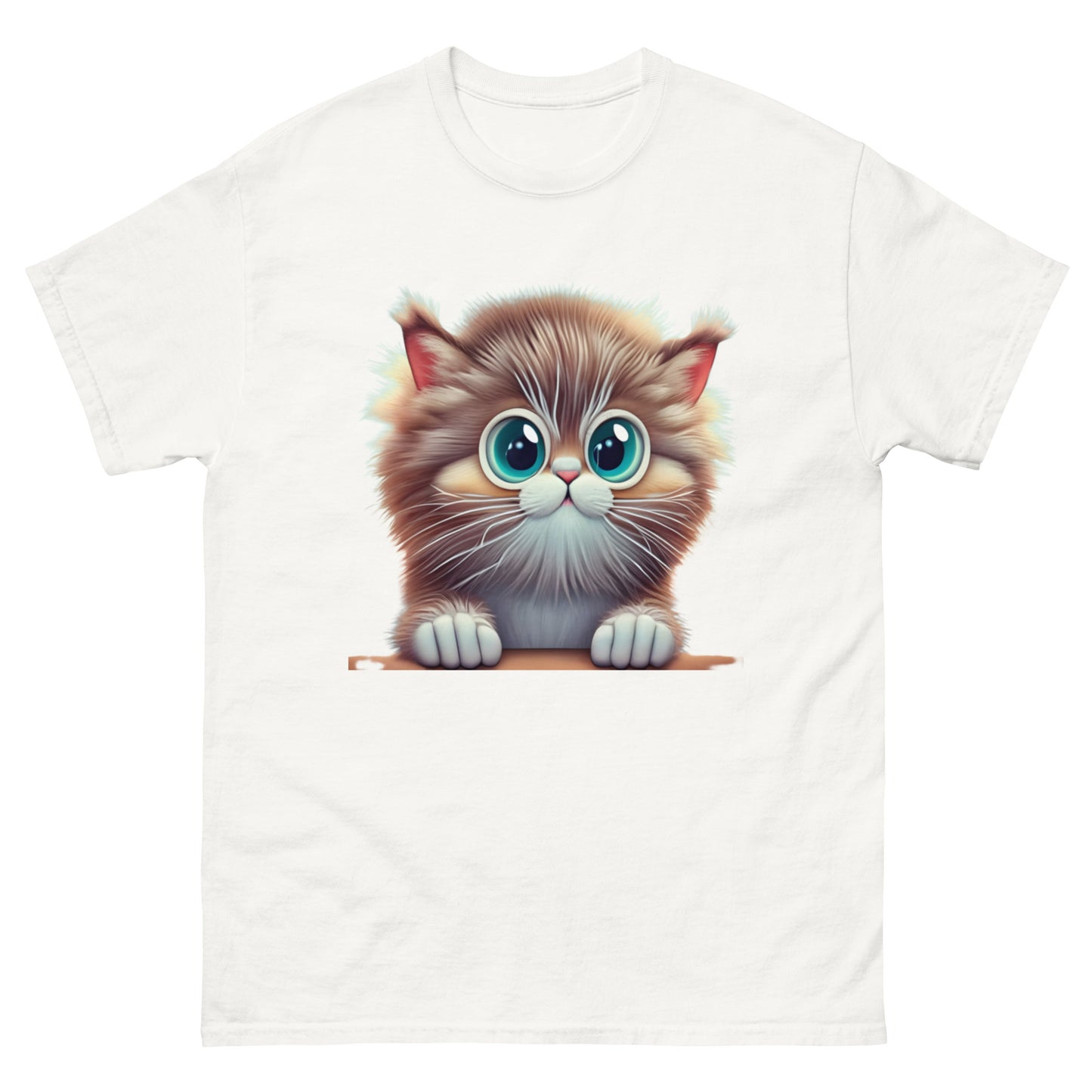 Curious Cat T-shirt | Cute and Charming Animal Design