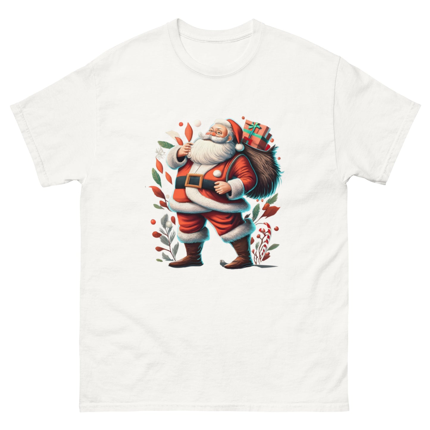 Sprid Julglädje med Vår Animerade Jultomte-T-shirt