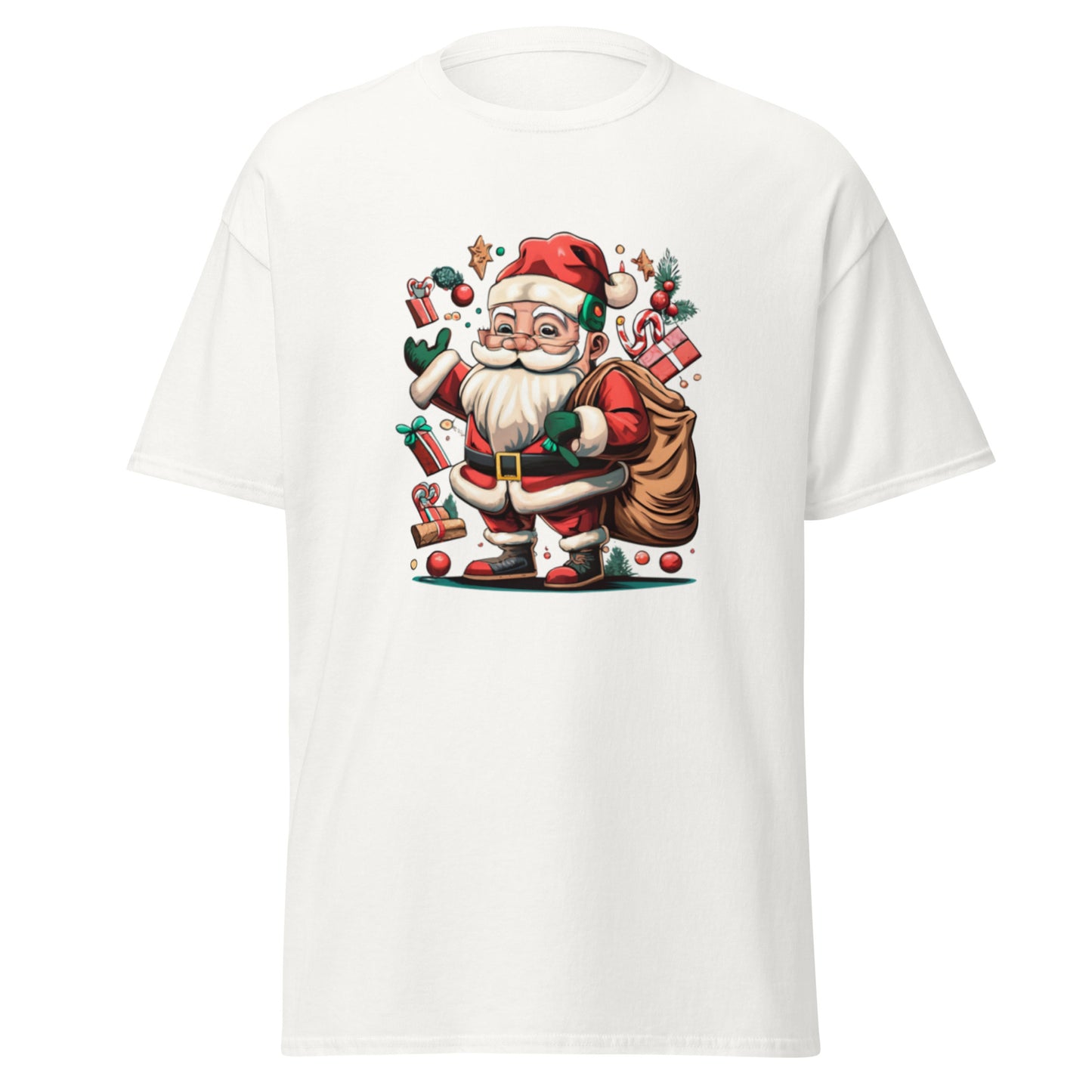 Spread Christmas cheer with our Little Santa T-shirt