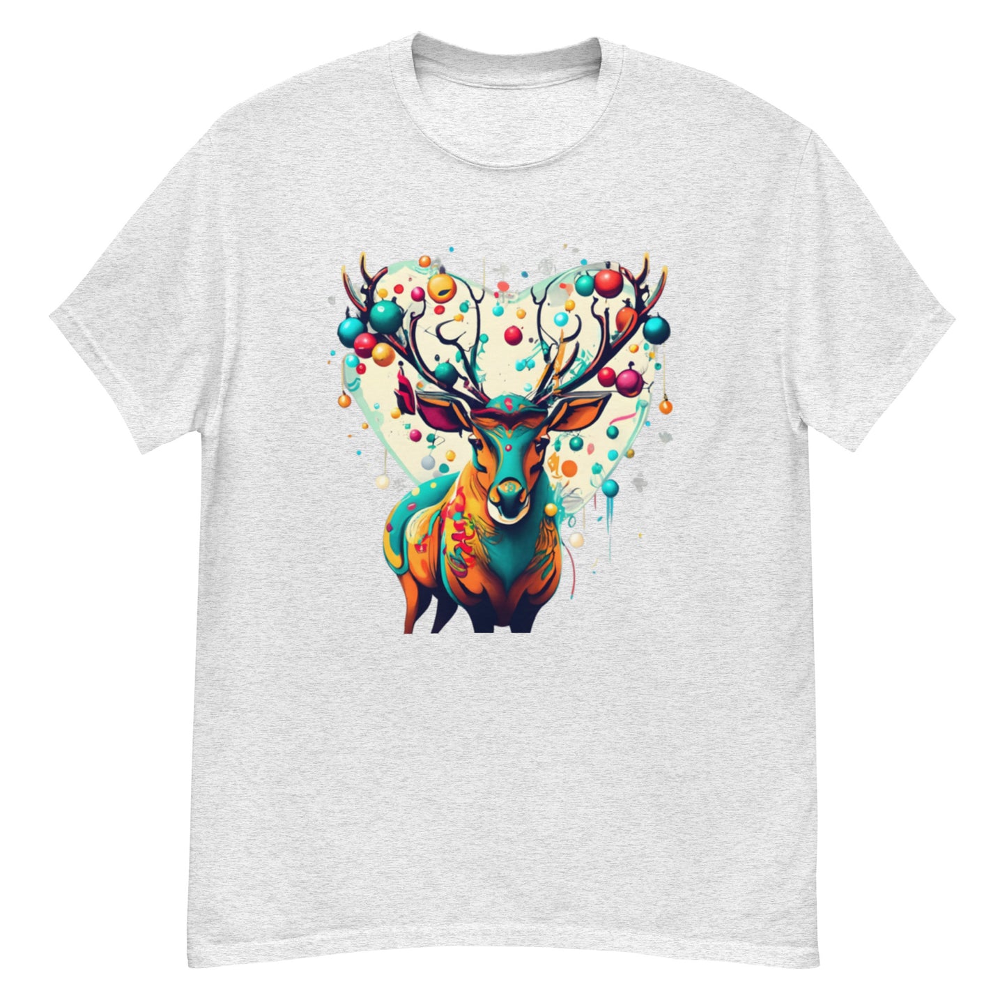 The Magic of Christmas T-shirt with Deer in Vector Art