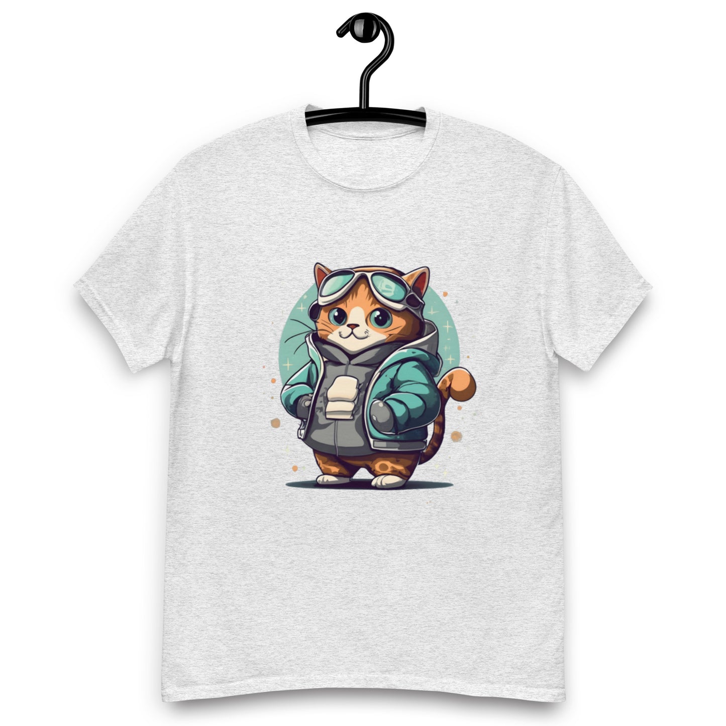 Cool Katt med Skidglasögon T-shirt