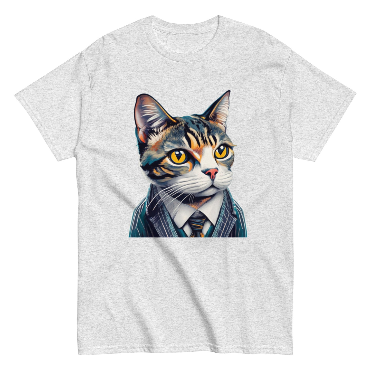 Elegant Katt i Kostym T-shirt