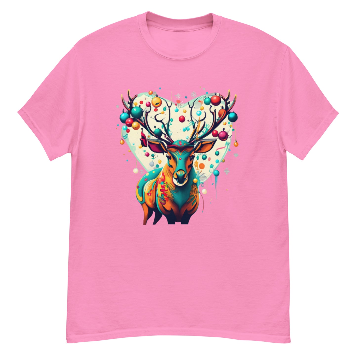 The Magic of Christmas T-shirt with Deer in Vector Art