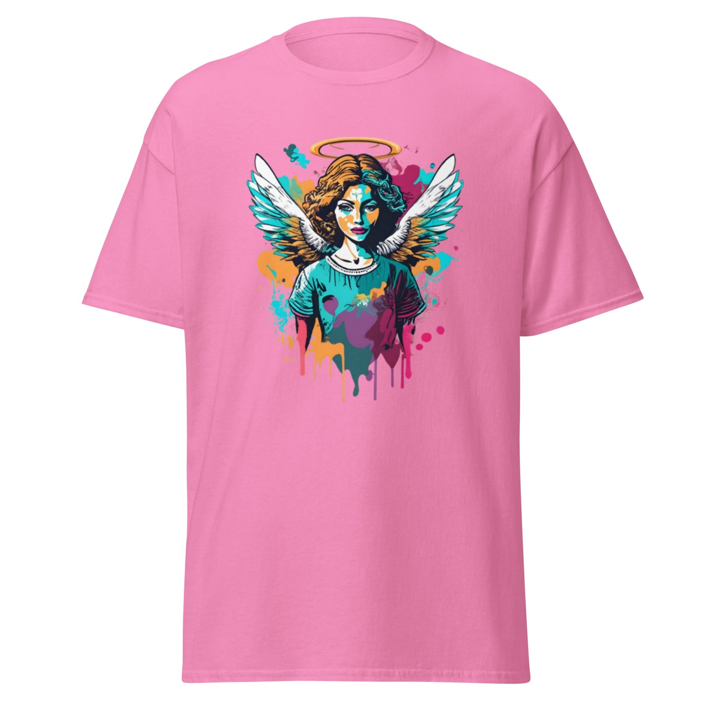 Enchanting Christmas Angel T-shirt with Angel in Vector Art