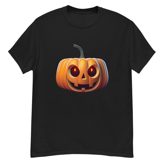 Halloween T-shirt med Skrämmande Pumpa