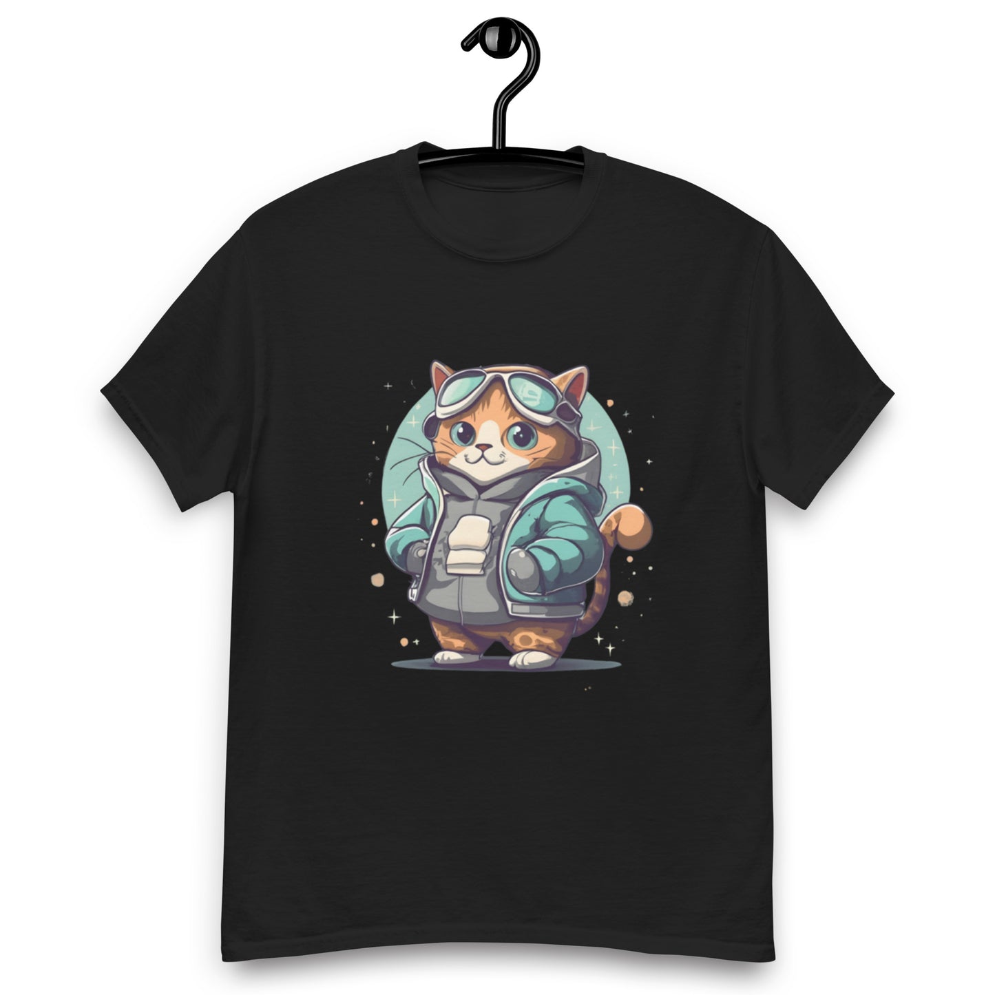 Cool Katt med Skidglasögon T-shirt