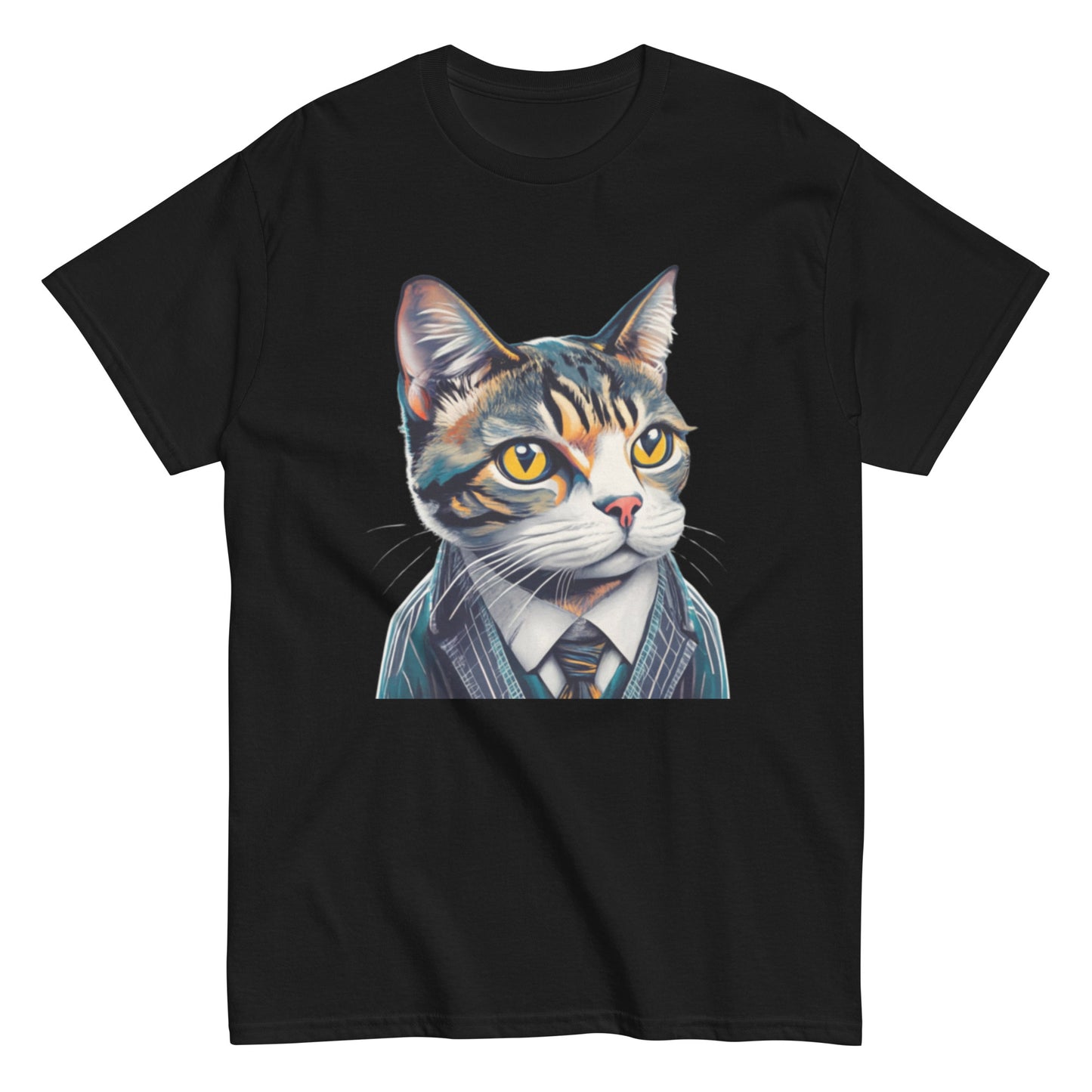 Elegant Katt i Kostym T-shirt