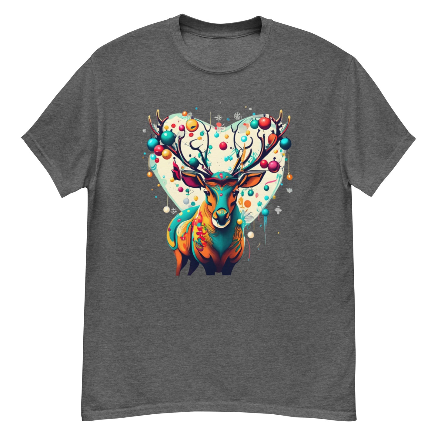 The Magic of Christmas T-shirt with Deer in Vector Art