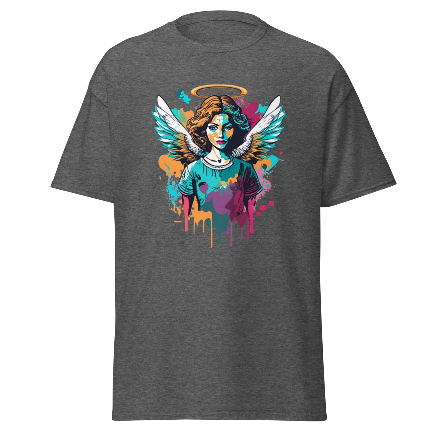 Enchanting Christmas Angel T-shirt with Angel in Vector Art