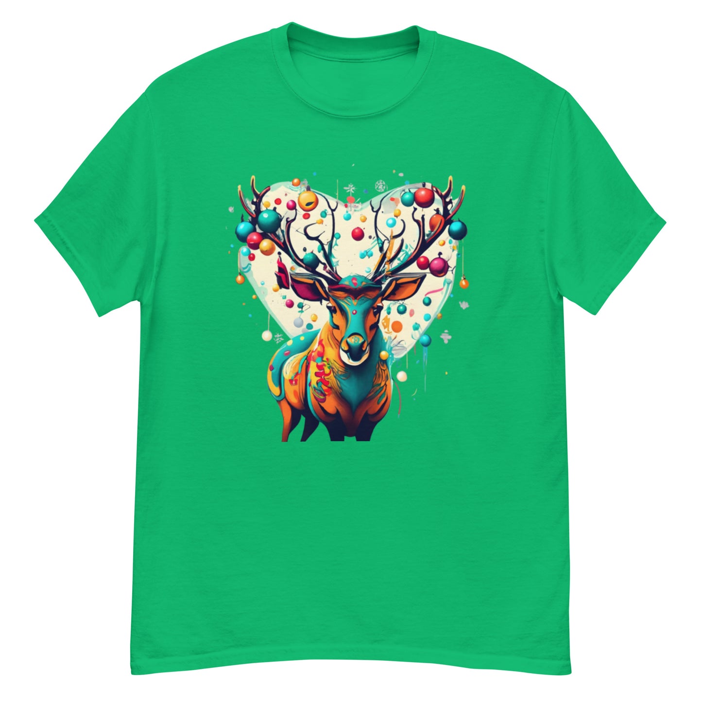 The Magic of Christmas T-shirt with Deer in Vector Art