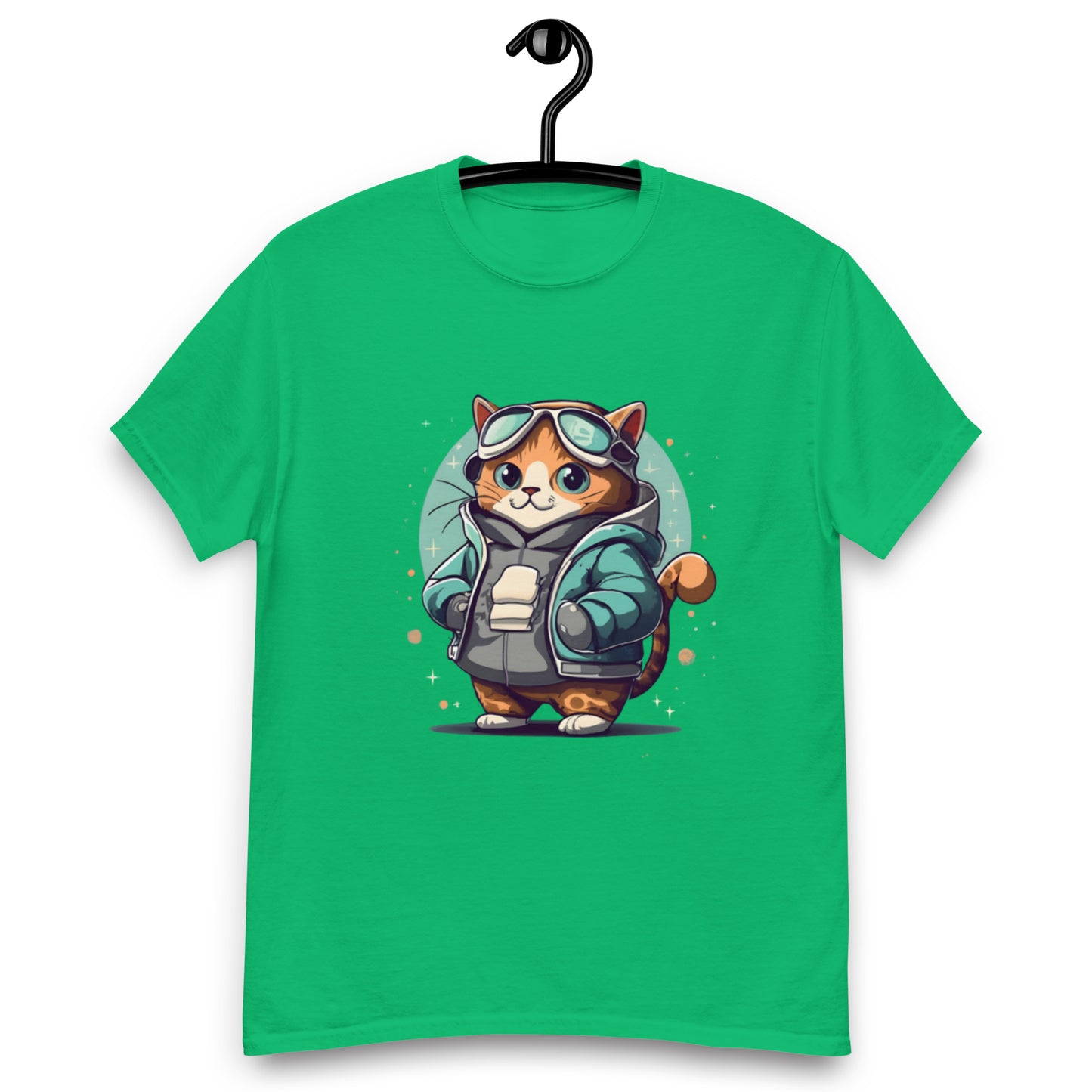 Cool Katt med Skidglasögon T-shirt