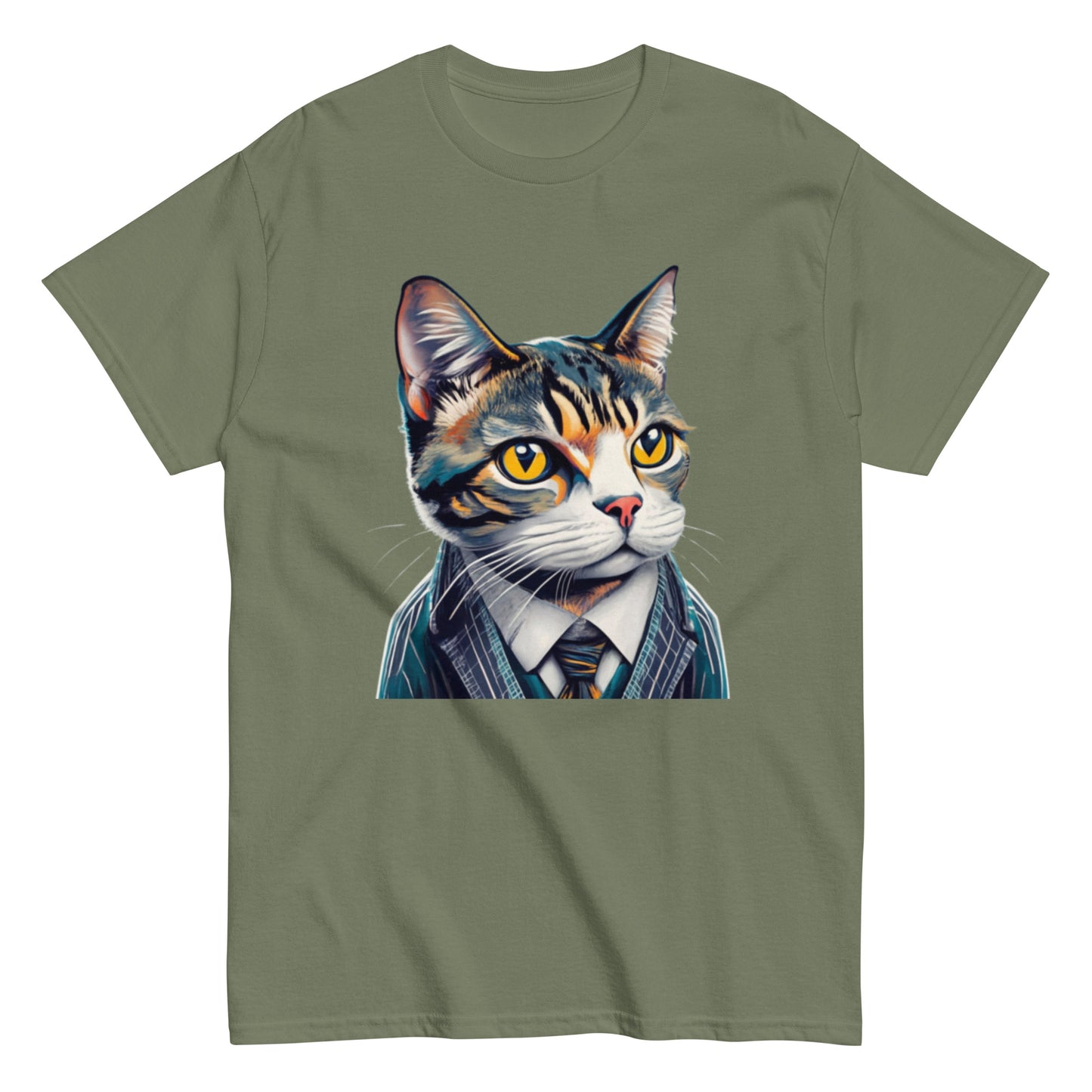 Elegant Katt i Kostym T-shirt