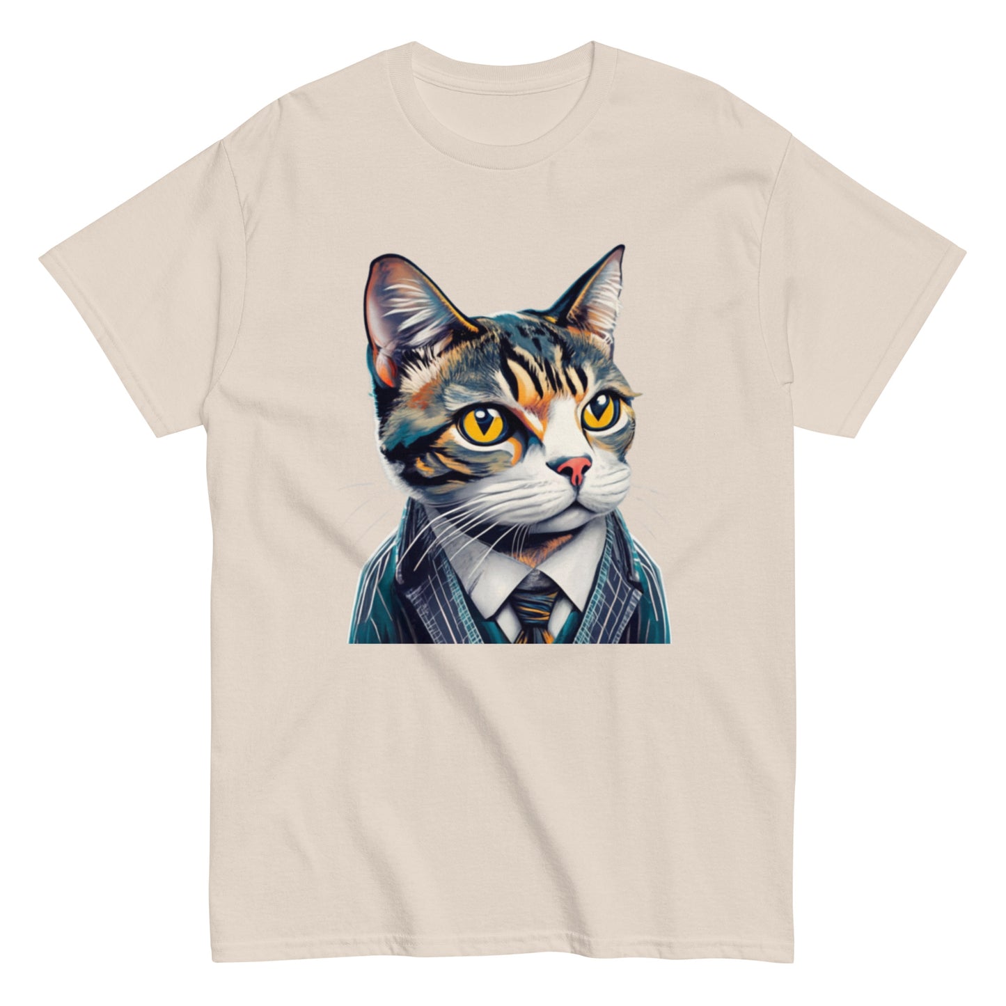 Elegant Katt i Kostym T-shirt