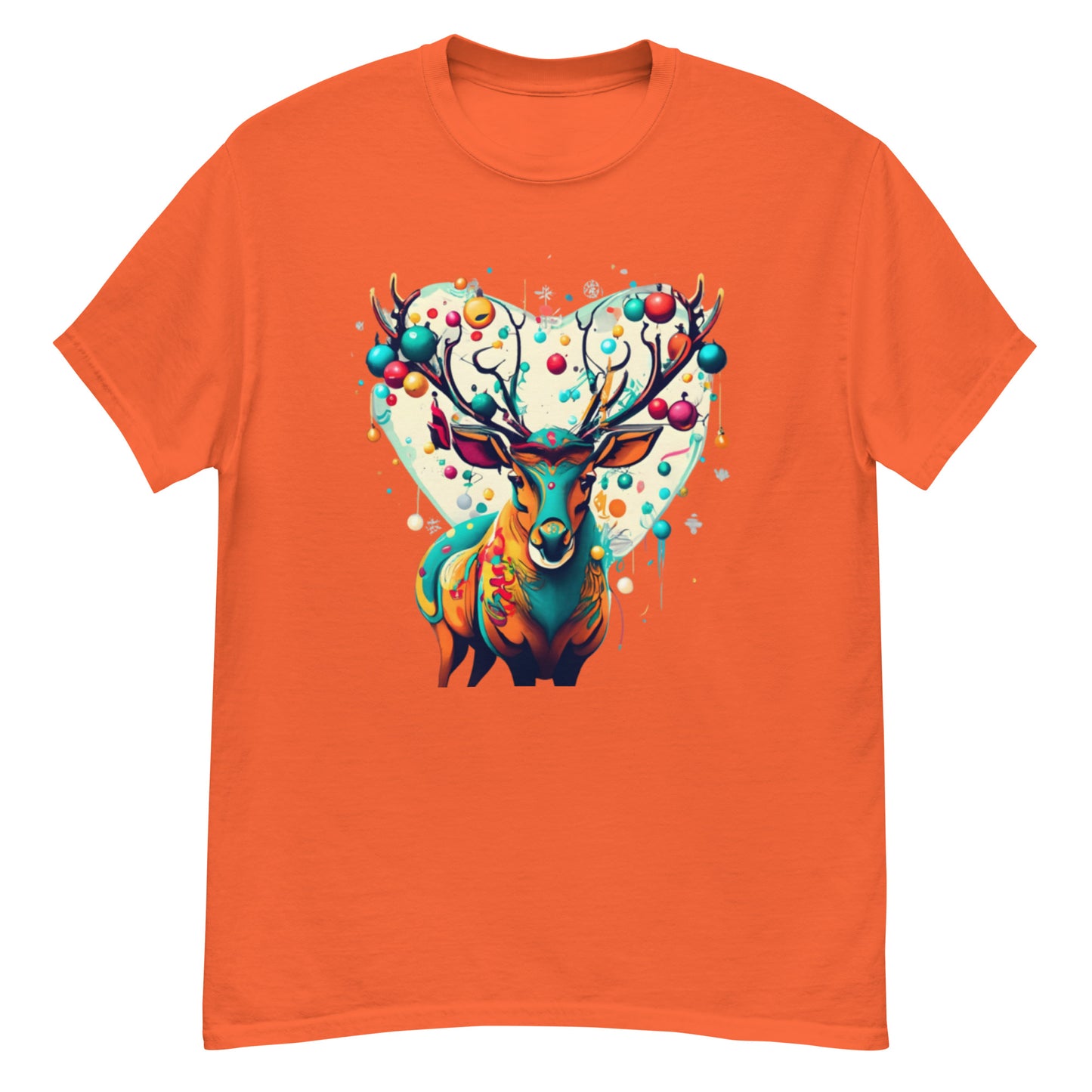 The Magic of Christmas T-shirt with Deer in Vector Art