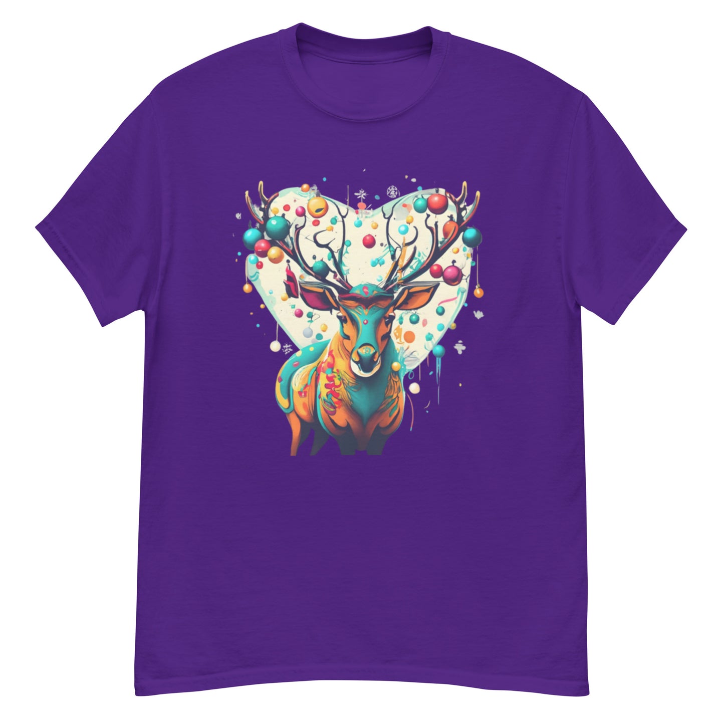 The Magic of Christmas T-shirt with Deer in Vector Art