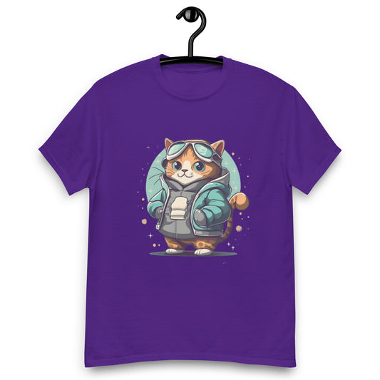 Cool Katt med Skidglasögon T-shirt