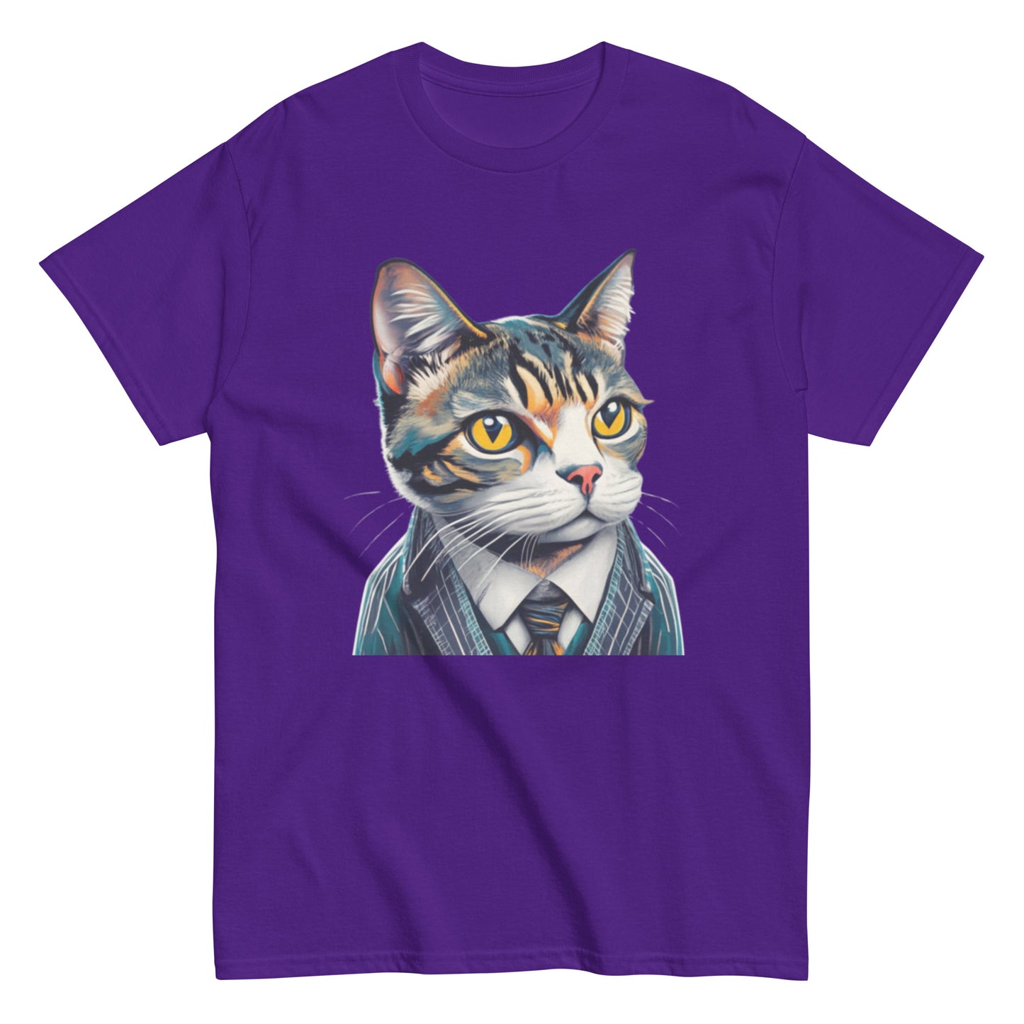 Elegant Katt i Kostym T-shirt