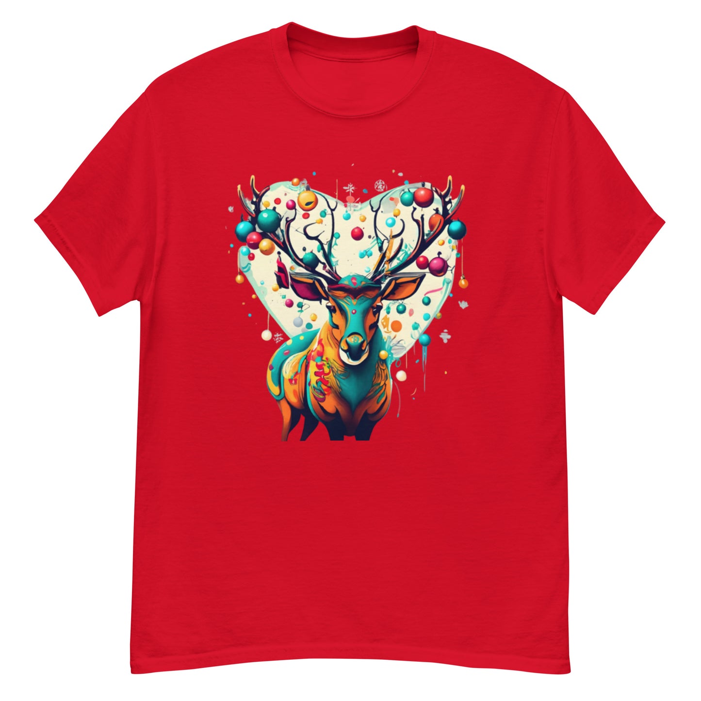 The Magic of Christmas T-shirt with Deer in Vector Art